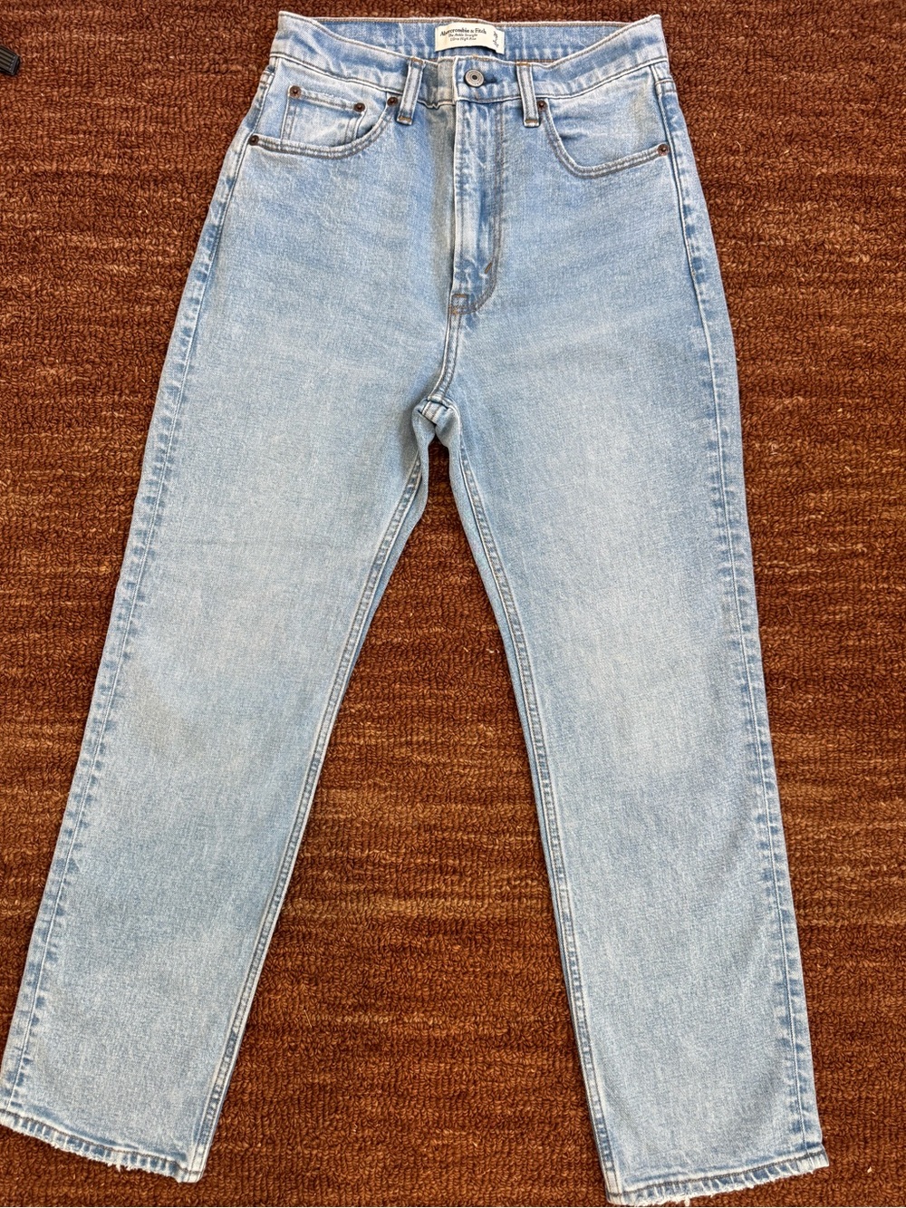 Abercrombie Ultra High Rise Ankle Straight-2/26